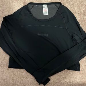 Long Sleeve Crop Top // Gymshark